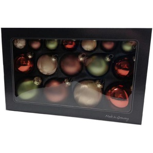 Xxxl Christbaumkugel-Set, Mehrfarbig, Glas, 16-teilig, 36x22.5 cm, Dekoration, Weihnachtsdekoration, Weihnachtsbaumschmuck, Weihnachtskugeln