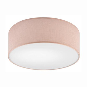 Deckenleuchte Vivian, Beige, Textil, rund,rund, Made in Europe, Europäischer Sicherheitsstandard, Lampen & Leuchten, Innenbeleuchtung, Deckenleuchten