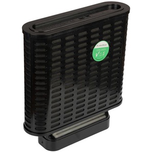 Dunstabzugsfilter Plasmamade, Schwarz, Kunststoff, 34.1x9.6x37.2 cm, antibakteriell, Küchen, Küchenelektrogeräte, Dunstabzugshauben