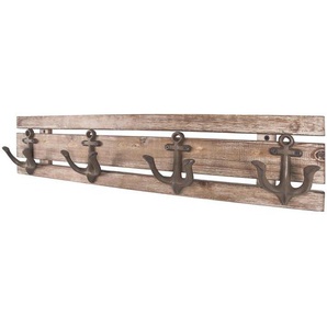 Xxxl Garderobenleiste, Braun, Holz, Metall, Tanne, 66x7x14 cm, Aufhängemöglichkeit, Garderobe, Garderobenleisten & Garderobenhaken, Garderobenleisten