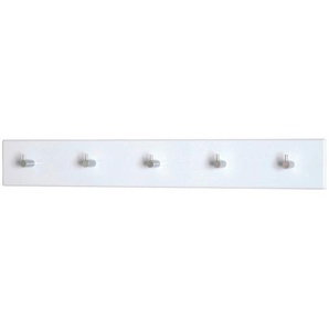 Xxxl Garderobenleiste, Weiß, Chrom, Metall, Holzwerkstoff, 57x8x5 cm, Aufhängemöglichkeit, Garderobe, Garderobenleisten & Garderobenhaken,