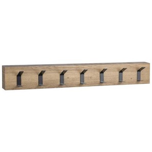 Xxxl Garderobenpaneel, Schwarz, Eiche, Metall, Holzwerkstoff, 70x10x5 cm, Aufhängemöglichkeit, Garderobe, Garderobenpaneele, Garderobenpaneele