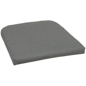 Xxxl Gartensitzkissen, Anthrazit, Textil, Füllung: Schaumstoff, Vlies, 47x40x5 cm, Wohntextilien, Kissen, Sitzkissen