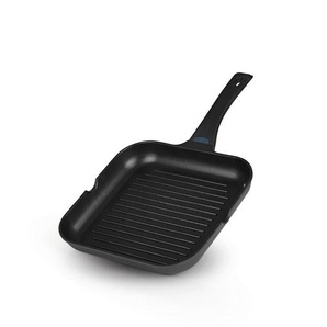 Xxxl Grillpfanne N8Werk, Schwarz, Metall, Kunststoff, 1,8 L, quadratisch, 28x28x4.4 cm, backofengeeignet,hitzebeständige Griffe, backofengeeignet,