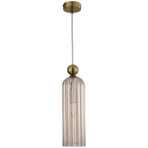 Hängeleuchte Piega, Bernstein, Glas, 150 cm, RoHS, Lampen & Leuchten, Innenbeleuchtung, Hängelampen, Pendelleuchten