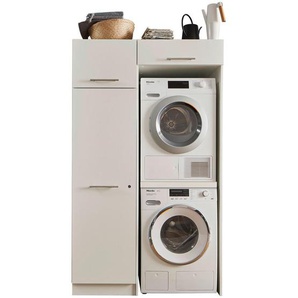 Xxxl Hauswirtschaftsraum Laundreezy, Weiß, Holzwerkstoff, 117.5x200x67.5 cm, Waschküche, Hauswirtschaftsraum