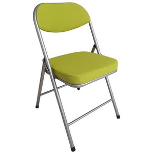 Xxxl Klappsessel, Alu, Olivgrün, Metall, Textil, Rundrohr, 47x79x53 cm, klappbar, Esszimmer, Stühle, Klappstühle