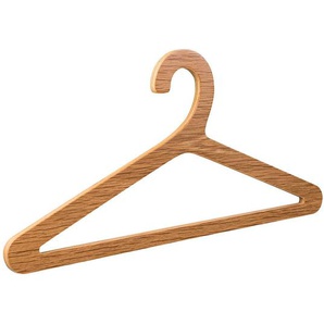 Xxxl Kleiderbügel, Natur, Eiche, Holz, Eiche, furniert, Schichtholz, 42x20x1 cm, Garderobe, Kleiderbügel
