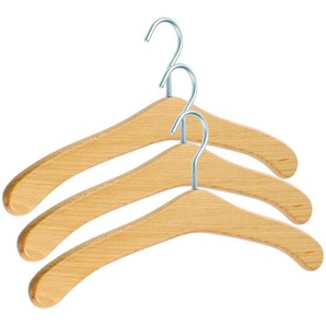 Xxxl Kleiderbügelset, Buche, Holz, Buche, 45 cm, Haken drehbar, Garderobe, Kleiderbügel