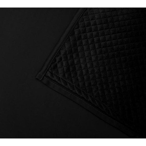 Xxxl Lärmschutzvorhang Acustico, Schwarz, Textil, Uni, 135x245 cm, für Stange und Schiene geeignet, Lärmschutz, mit Kombiband, Wohntextilien, Gardinen