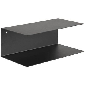 Nachttisch, Schwarz, Metall, 35x14x20 cm, Reach, hängend, Schlafzimmer, Nachttische