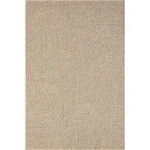 Outdoorteppich Kenzy, Natur, Textil, Struktur, rechteckig, 60x180 cm, Bsci, für Fußbodenheizung geeignet, Teppiche & Böden, Teppiche, Outdoorteppiche