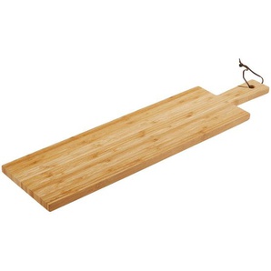 Xxxl Schneidebrett, Braun, Holz, Bambus, 16x61x1.5 cm, Griff, Küchenzubehör, Schneidebretter