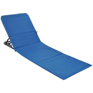 Xxxl Strandliege, Blau, Metall, Kunststoff, Uni, 145x52x47 cm, klappbar, Gartenmöbel, Gartenliegen