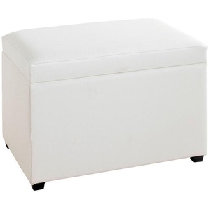 Xxxl Truhenbank, Weiß, Textil, 58x42x39 cm, Esszimmer, Bänke, Sitzbänke