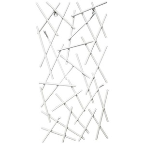 Xxxl Wandgarderobe, Weiß, Metall, Abstraktes, 30x60x5 cm, Garderobe, Garderobenleisten & Garderobenhaken