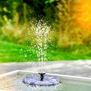 Xxxl Wasserfontäne, Schwarz, Kunststoff, Gartenzubehör, Gartendeko