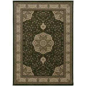 Xxxl Webteppich Kashmir 2601 Grün, Grün, Textil, orientalisch, rechteckig, 80x150 cm, Oeko-Tex® Standard 100, für Fußbodenheizung geeignet,