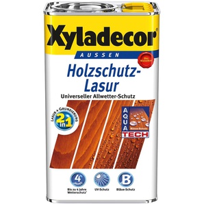 XYLADECOR  Holzschutzlasur 2in1 Farben 2,5 Liter, natur Gr. 2,5 l, braun (walnuß) Holzlasuren Farben