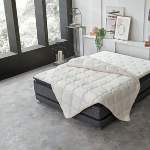 Yatas Bedding Naturhaarbettdecke Superwashed Wolle, Bettdecke 135x200, 200x200 cm & weitere Größen, Sommer, Herbst, allergiker geeignet (Hausstauballergiker)