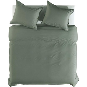 YELLOW Bettwäsche Percale, Perkal, 2 teilig, Uni Design, 100% Baumwolle ab 135x200 cm.