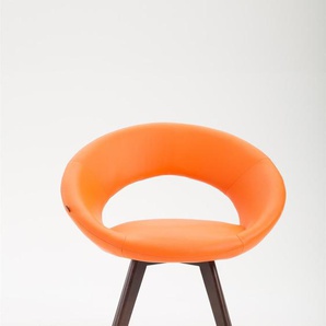 Ylasryd Dining Chair - Modern - Orange - Wood - 71 cm x 59 cm x 80 cm