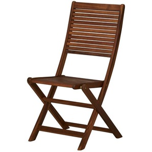 Yorkshire Garten-Klappstuhl  Toulon  ¦ holzfarben ¦ Maße (cm): B: 50,5 H: 96,5 T: 59.0