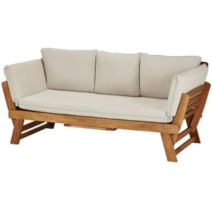 Yorkshire Gartensofa Holstein - holzfarben - Materialmix - 180 cm - 76 cm - cm 80,0 | Möbel Kraft