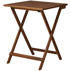 Yorkshire Gartentisch Laval 1 ¦ holzfarben ¦ Maße (cm): B: 58 H: 73 T: 58.0