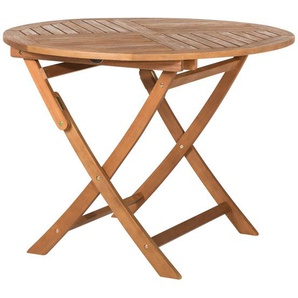 Yorkshire Klapptisch rund  Holstein C ¦ holzfarben ¦ Maße (cm): H: 74  Ø: 100