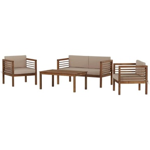 Yorkshire Lounge-Set  Charleston ¦ holzfarben
