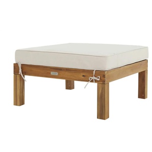 Yorkshire Loungehocker  Cape ¦ holzfarben ¦ Maße (cm): B: 77 H: 30,5 T: 77