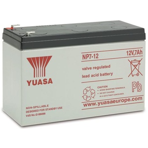 YUASA Blei-Akkumulator NP7-12, 12 V-/7 Ah