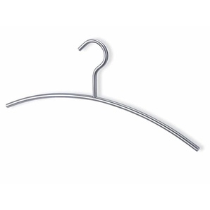 Zack Kleiderbügel Lindos Edelstahl silber, Designer Zack Design, 43 cm