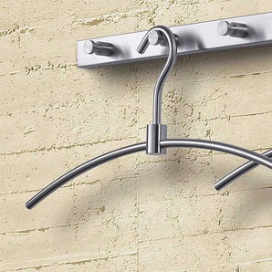 Zack Kleiderbügel Swing Edelstahl silber, Designer Zack Design, 18x44 cm