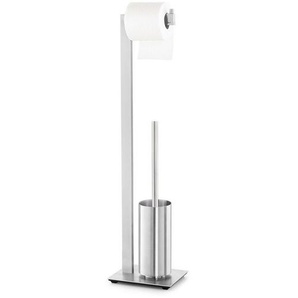 Zack Wc-Bürstengarnitur, Metall, 15x72.5x18 cm, Badezimmer, WC Ausstattung, WC Bürstengarnituren