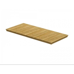 Zebra Derex Tischplatte 100x220cm aus recyceltem Teakholz