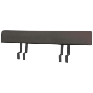 Zebra Quadux Rückenlehne Alu/Tuva Graphit -  42x140cm