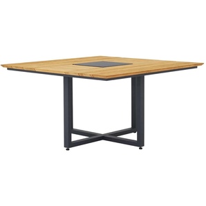 Zebra Quadux Tisch - Teakholz/Aluminium |  Terassentisch
