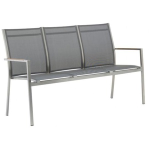 Zebra Stapelbank One Edelstahl/Textilenbezug dark grey 75% PVC, 25 % Polyester