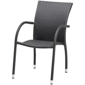 Zebra Stapelsessel  Milano ¦ grau ¦ Maße (cm): B: 53 H: 87 T: 70.0