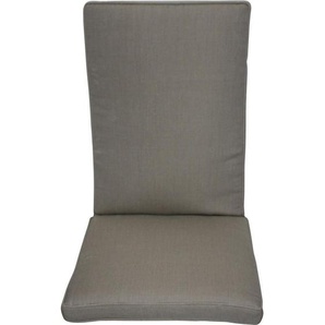 Zebra Süd Sesselauflage Loomus , Beige , Textil , Uni , Füllung: Schaumstoff , 48x5x117.5 cm , Outdoor-Kissen, Sesselauflagen