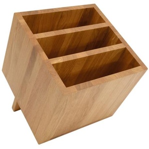 Zeitschriftensammler Cubo Mogunto Eiche geölt braun, Designer Marcus Hofbauer, 27.2x27.2x34.1 cm