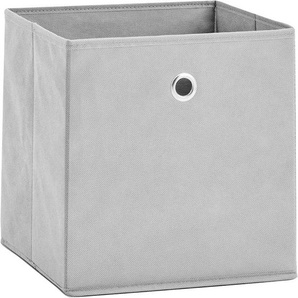 Aufbewahrungsbox ZELLER PRESENT Aufbewahrungsboxen Gr. B/H/T: 28 cm x 28 cm x 28 cm, grau Aufbewahrungsbox Ordnungsboxen Aufbewahrungsboxen faltbar und schnell verstaut