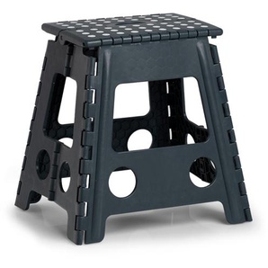 Klappstuhl ZELLER PRESENT Stühle grau (anthrazit, anthrazit) Klappstühle Stühle Kunststoff, klappbar, Sitzhöhe 39 cm