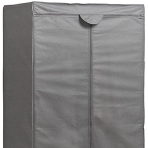 Kleiderschrank ZELLER PRESENT Schränke Gr. B/H/T: 75 cm x 160 cm x 50 cm, grau Textil-Kleiderschränke Schränke mit Reißverschluss