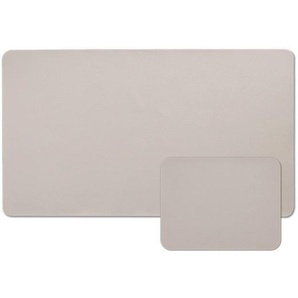 Zeller Present Schreibunterlage, Creme, Kunststoff, 47x36x5 cm, Arbeitszimmer, Bürozubehör