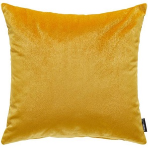 Zierkissen, Gelb, Textil, Füllung: Hohlfaser, 50x50 cm, Wohntextilien, Kissen, Dekokissen