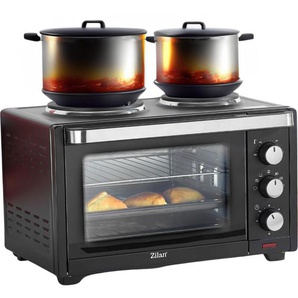Zilan - Minibackofen 28 Liter Kleiner Backofen Mini Oven 3200 w 100-230°C