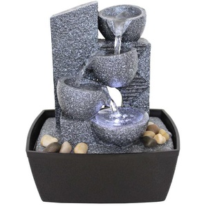 Zimmerbrunnen Tischbrunnen Dekobrunnen FoBucket mit LED 10526